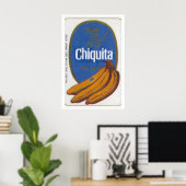 Poster Banana Bunch - Matchbox Print - Aesthetic Wall Art (Bureau à domicile)