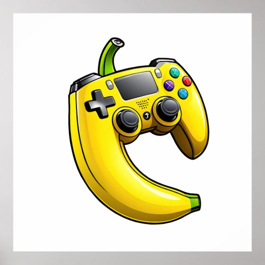 Poster Banane contrôlée 02 (Devant)