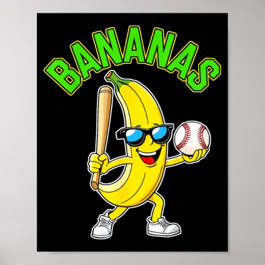 Poster Banane drôle (Devant)