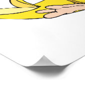 Poster banane écorceuse de singe (Coin)