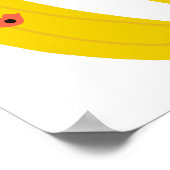 Poster Banane lunaire Trio Art (Coin)