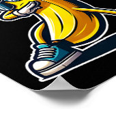 Poster Banane mignonne Dabbing Chemise Drôle Enfants Impr (Coin)