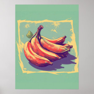 Poster Banane vintage