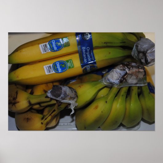 Poster Bananes bio (Devant)
