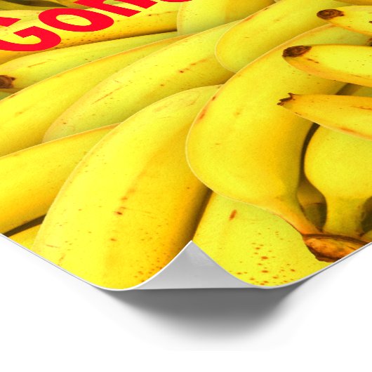 Poster Bananes disparues (Coin)