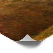 Poster Banc au coucher du soleil (Coin)