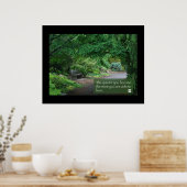 Poster Banc de jardin japonais (Cuisine)