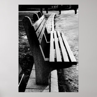 Poster Banc de parc