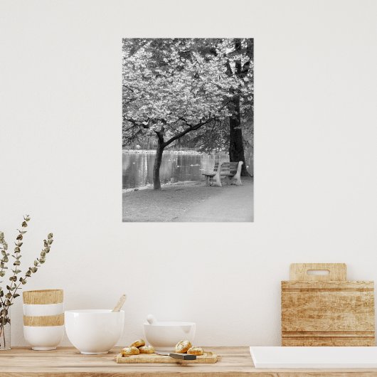 Poster Banc de parc (Cuisine)