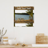 Poster Banc de plage (Cuisine)