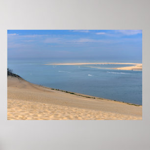 Poster Banc of Arguin seen from Dune of Pilat