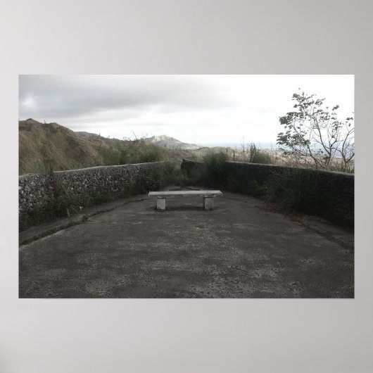 Poster Banc solitaire (Devant)