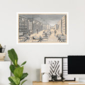 Poster Bancroft Building, 721 Market Street, SF (1418) (Bureau à domicile)