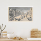 Poster Bancroft Building, 721 Market Street, SF (1418) (Cuisine)