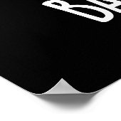 Poster Band-nana Funny Fruit Banana Pun Dark BG (Coin)