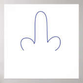 Poster Bande abstraite (Devant)