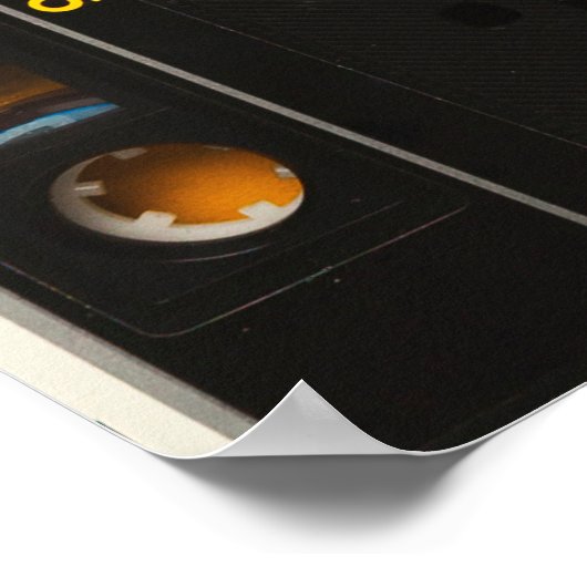 Poster Bande audio rétro (Coin)