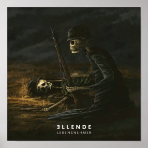 Poster Bande Black metal Debout thrash lourd Goth Album