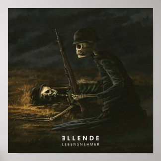 Poster Bande Black metal Debout thrash lourd Goth Album