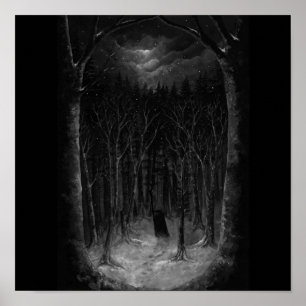 Poster Bande Black metal Debout thrash lourd Goth Album