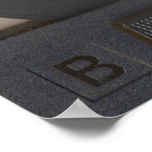 Poster Bande Cassette (Coin)