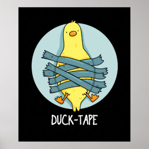 Poster Bande de canard amusant Bande de canne Bande Basse