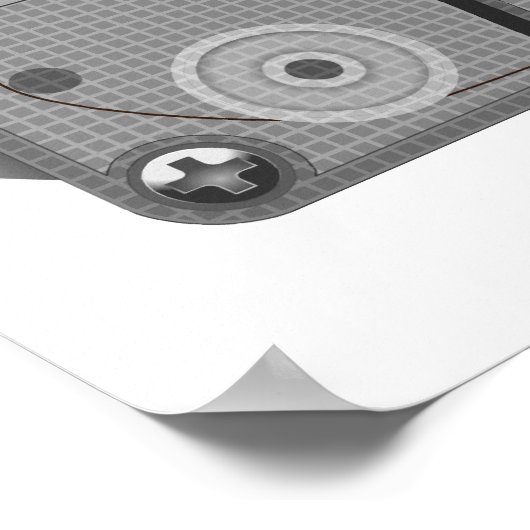 Poster Bande de cassette de l'ancienne école (Coin)