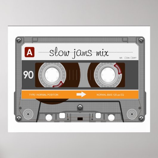 Poster Bande de cassette de l'ancienne école (Devant)