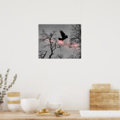 Poster Bande de ciel rose (Cuisine)