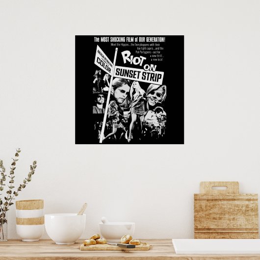 Poster Bande de coucher (Cuisine)