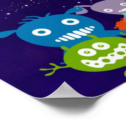 Poster Bande De Créatures Mignonnes (Coin)