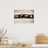 Poster Bande de film avec citation (Cuisine)