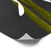 Poster bande de fleur sauvage Black Eyed Susan mariage (Coin)