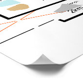 Poster Bande de frères étendue carte 32x32in (Coin)