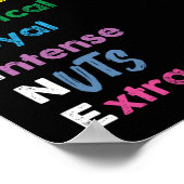 Poster Bande de Marquage Drum Corps Drumline Arc-en-ciel (Coin)