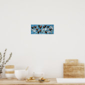 Poster Bande de poussins et de coquelets (Cuisine)