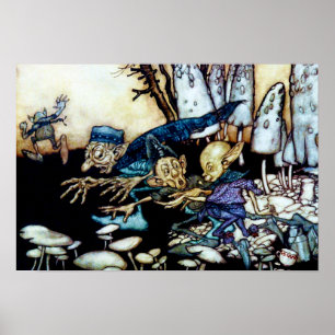 Poster Bande de travailleurs