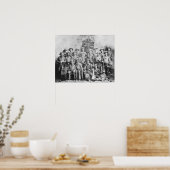 Poster Bande de vaches Dodge City avec instruments (Cuisine)