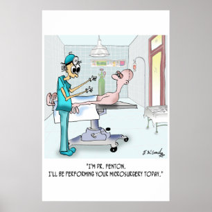 Poster Bande dessinée 9369 de chirurgie