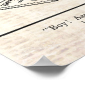 Poster Bande dessinée Angel Face "Imprimée à l'envers" (Coin)