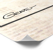 Poster Bande dessinée Angel Face "Le chien n'aime pas les (Coin)