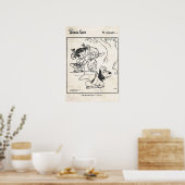 Poster Bande dessinée Angel Face "Le chien n'aime pas les (Cuisine)