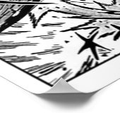 Poster Bande dessinée Black Clover de style planche (Coin)