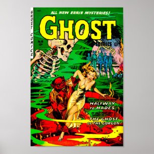 Poster Bande dessinée fantôme — À mi-chemin de Hadès