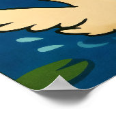 Poster Bande dessinée Funny Duck - Mème de transformation (Coin)