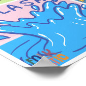 Poster Bande dessinée Lily et Capybara (Coin)