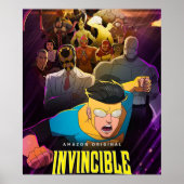 Poster Bande dessinée originale invincible (Devant)