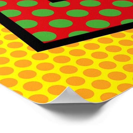 Poster Bande dessinée Pop Art BOOM (Coin)