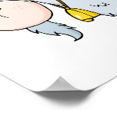 Poster bande dessinée stupide billy chèvre (Coin)