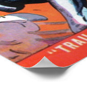 Poster Bande dessinée Vintage de la patrouille frontalièr (Coin)